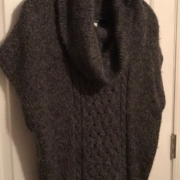 Thick sweater dress-dark grey - Picture 3 of 5